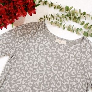 Loft Leopard Print Tee